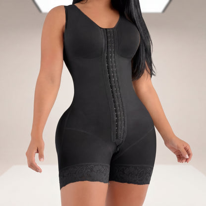 Silueta Belle Colombian Fajas Shapewear for Women – High Compression Tummy Control Bodysuit with Butt Lifter & Hook Closure